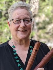 Photo of Susan Richter with recorders